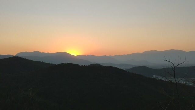 百望山夕阳