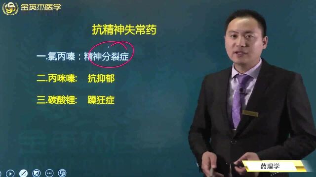 临床核心考点全攻略药理学抗精神失常药精神分裂症