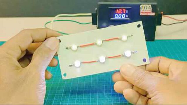 只用LED灯珠,制作一个简易的闪光灯