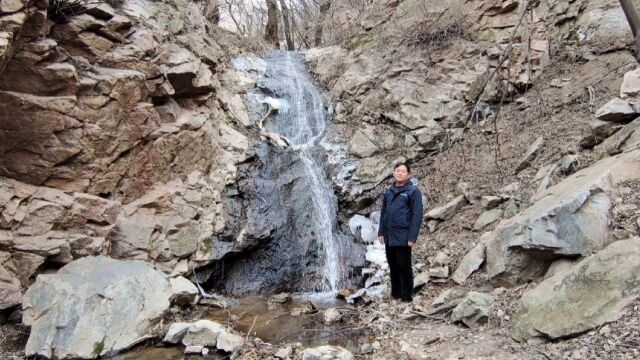 运城市盐湖区中条山板豆凹自然风景区,大山森林,潺潺流水