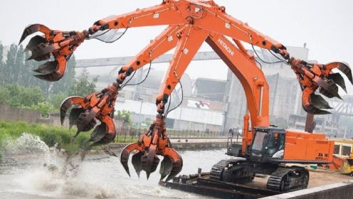 危险最大的重型设备挖掘机操作员汇编！2022极限挖掘机工作最快速度！