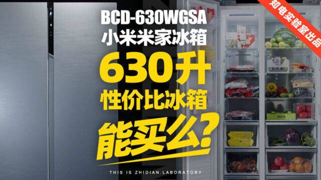 「体验」米家冰箱对开门630L冰晶版:采用同款压缩机,万元高端冰箱平替?