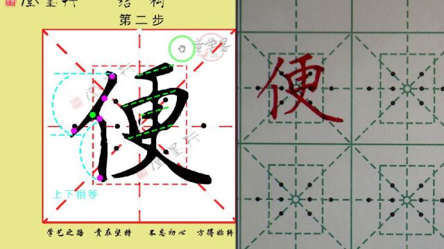 便 二一卜字