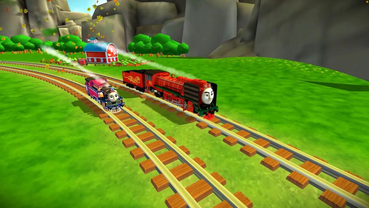 托马斯小火车比赛大赛图片