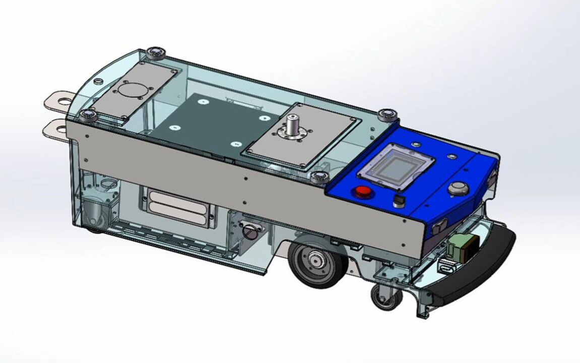agv智能小车的结构设计原理分析