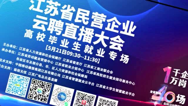 【城市名企推介(四)】江苏省民营企业云聘直播大会高校毕业生就业专场系列报道