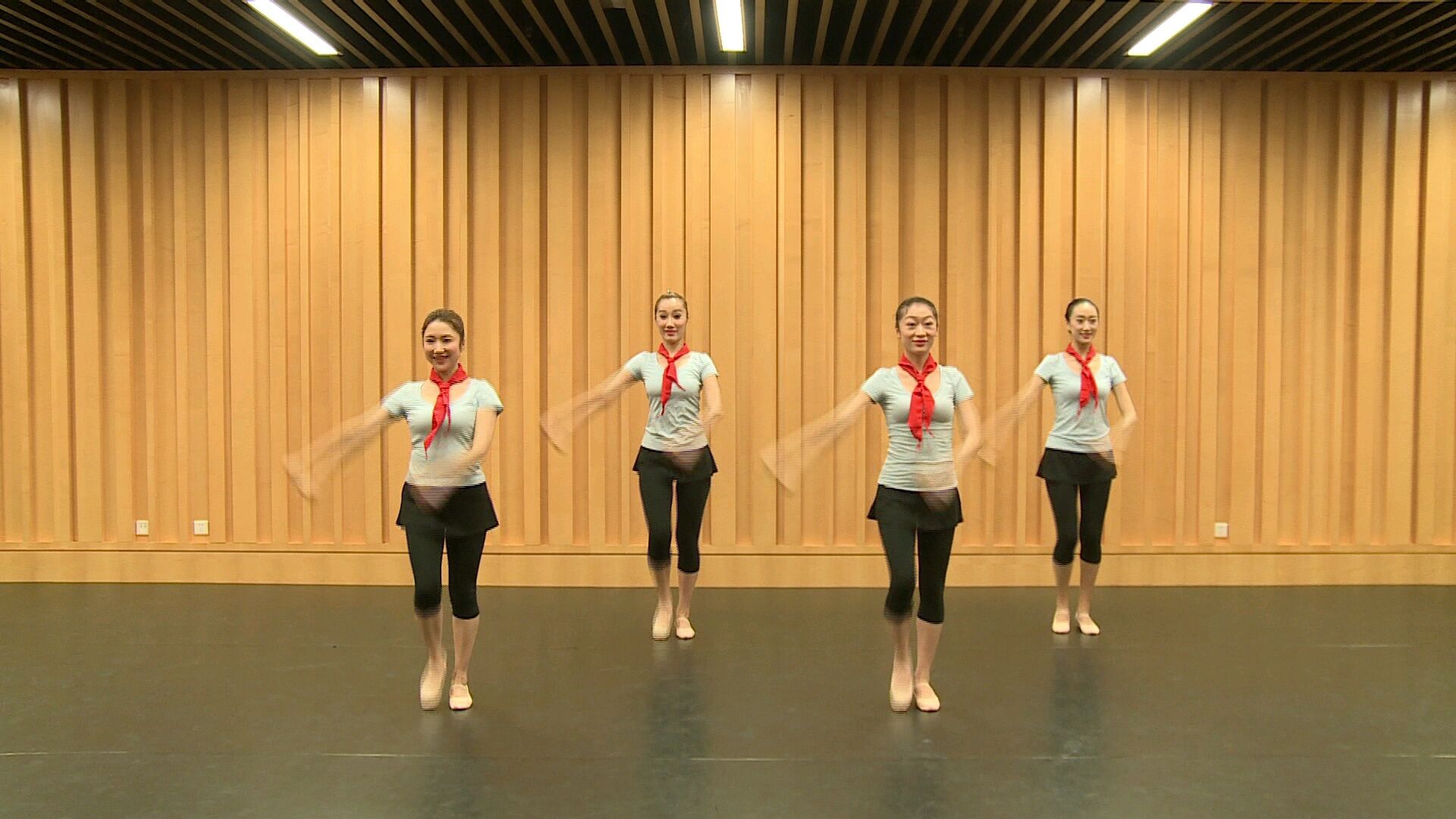 中国舞蹈家协会少儿最新考级第四级:红领巾飘起来_腾讯视频