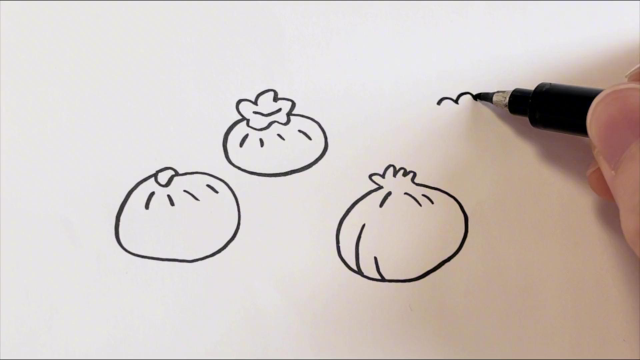 简笔画:包子