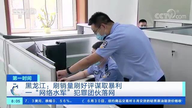 又一刷销量刷好评牟取暴利的“网络水军”犯罪团伙落网