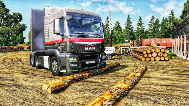 【beamng】卡车与倒下的树