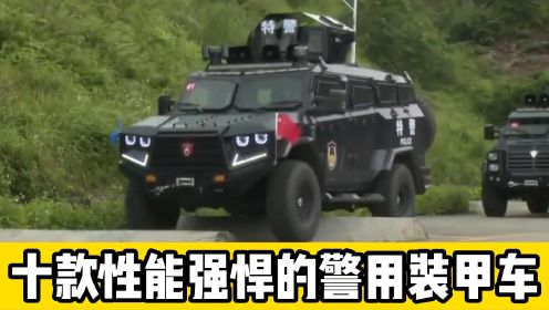 十款性能强悍的警用装甲车