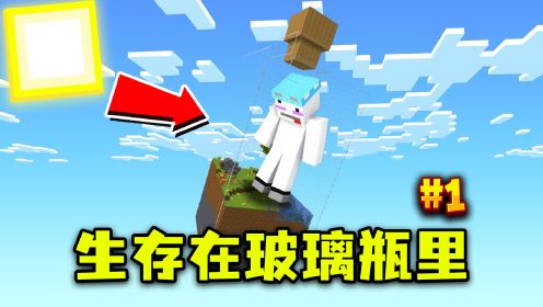 我的世界：生存在玻璃瓶里！要如何通关MC？