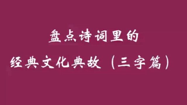 千古风流阮步兵,平生游宦爱东平|盘点诗词中的经典文学典故