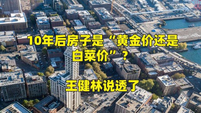 今年不买房,10年后房子是“黄金价还是白菜价”?王健林说透了