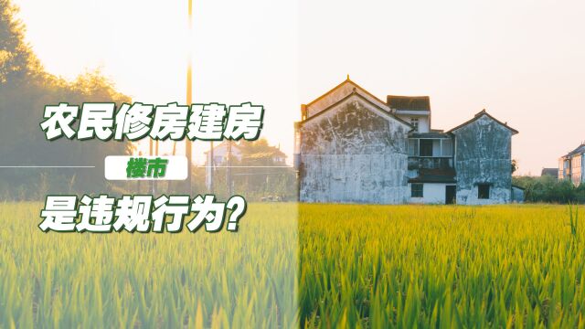 在农村自己修建和建设房屋,竟成了违规行为?答案已经明确