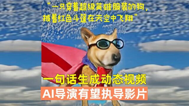 AI可以利用文字、图片直接生成视频了,不止设计师,导演也将失业