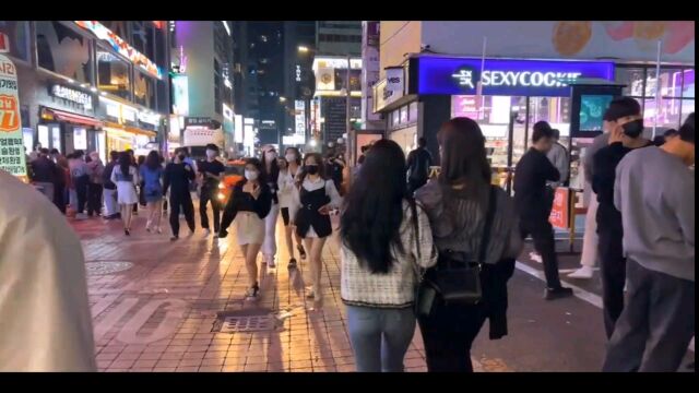 街拍韩国首尔,夜色美景美不胜收(3)