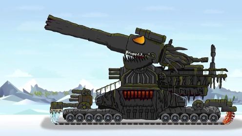 坦克世界动画：钢铁怪物新角色，KV41到KV-44M的演变