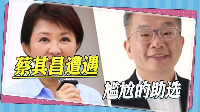 尴尬的助选,“台独”分子蔡其昌拉陌生人辅选,民众问,她们是谁