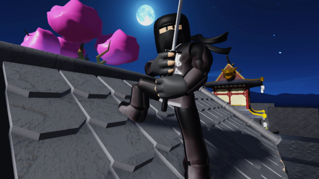 《罗布乐思roblox》:忍者训练,飞檐走壁