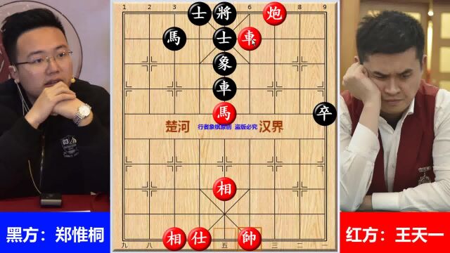 王天一VS郑惟桐,夺冠之战,无招胜有招,见缝插针,陷阱重重