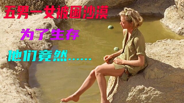 (上)飞机失事五男一女被困沙漠,女人为了生存,竟然毫无底线,灾难片