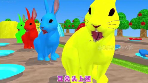 27. 0-3岁早教儿歌动画：兔兔跳