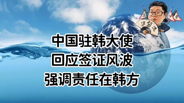 花千芳:中国驻韩大使,回应签证风波,强调责任在韩方