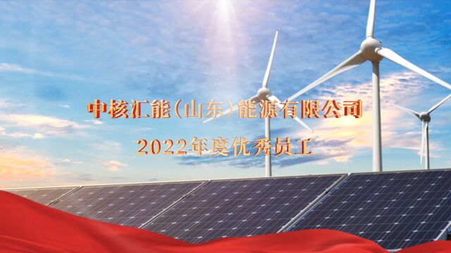 山东公司2022年度优秀员工