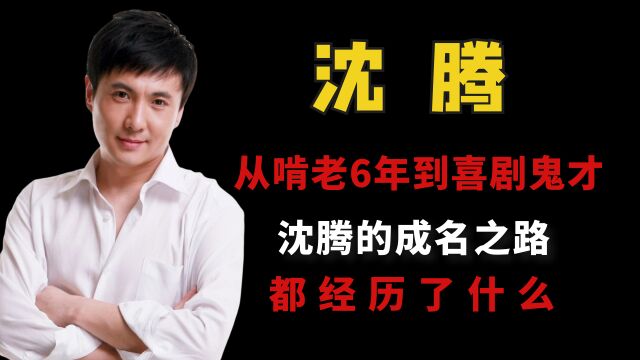 从啃老6年到喜剧大佬,沈腾的成名之路,都经历了什么?