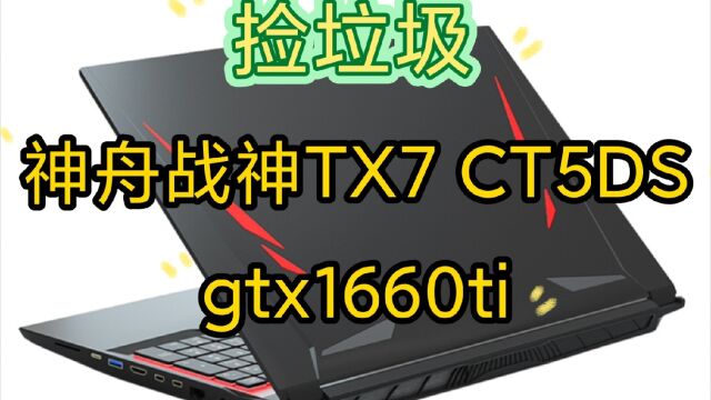 【捡垃圾15】——1660ti电竞本 神舟战神TX7 CT5DS『gtx1660ti』