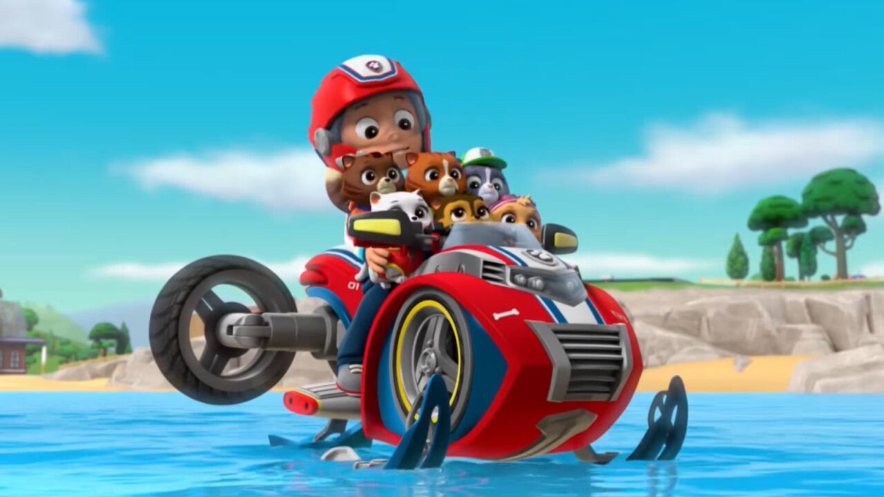 猫咪大队嘉年华搞事情,反陷入困境,汪汪队路马联合莱