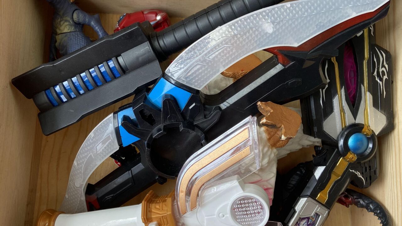 奥特曼武器玩具,迪迦神光棒 罗布头镖 贝利亚终极格斗仪 特利迦变身器