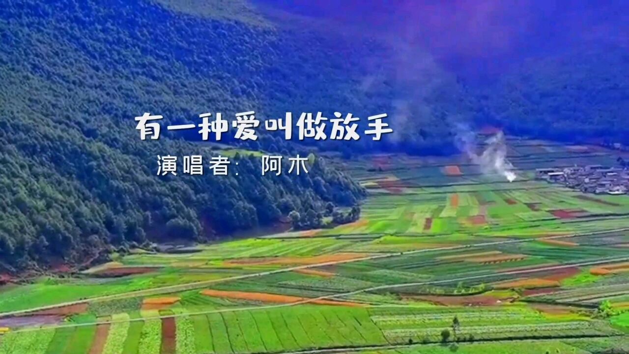 怀旧歌曲!阿木《有一种爱叫做放手》前奏响起,勾起多少人的回忆