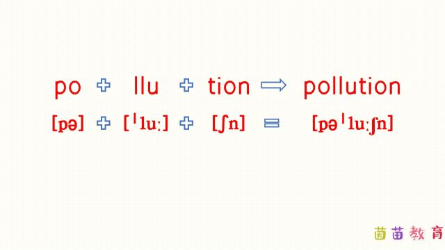 自然拼读:pollution