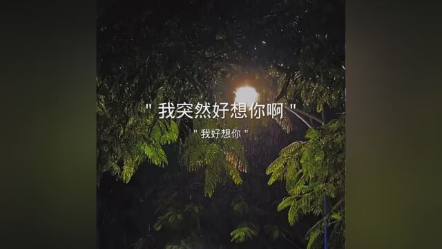 ＂我好想你＂#艾特你想艾特的人 #这里的歌 #春日慢歌