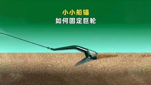 小小船锚是如何固定万吨巨轮的?3D动画演示其过程,涨知识了!#船锚#3D动画#科技_高清1080P在线观看平台_腾讯视频