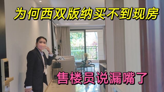 疫情放开后为何西双版纳买不到现房?售楼员一番话让我大吃一惊