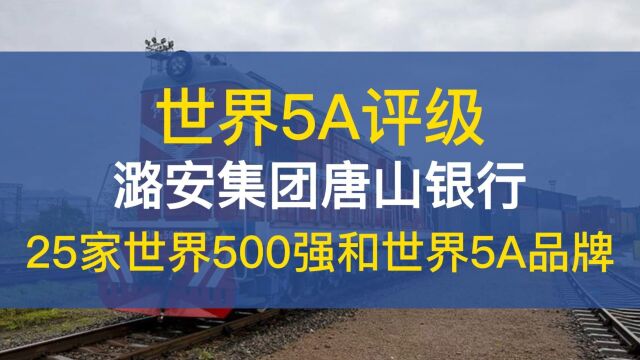 潞安集团唐山银行等25家获《大美》世界500强和世界5A品牌