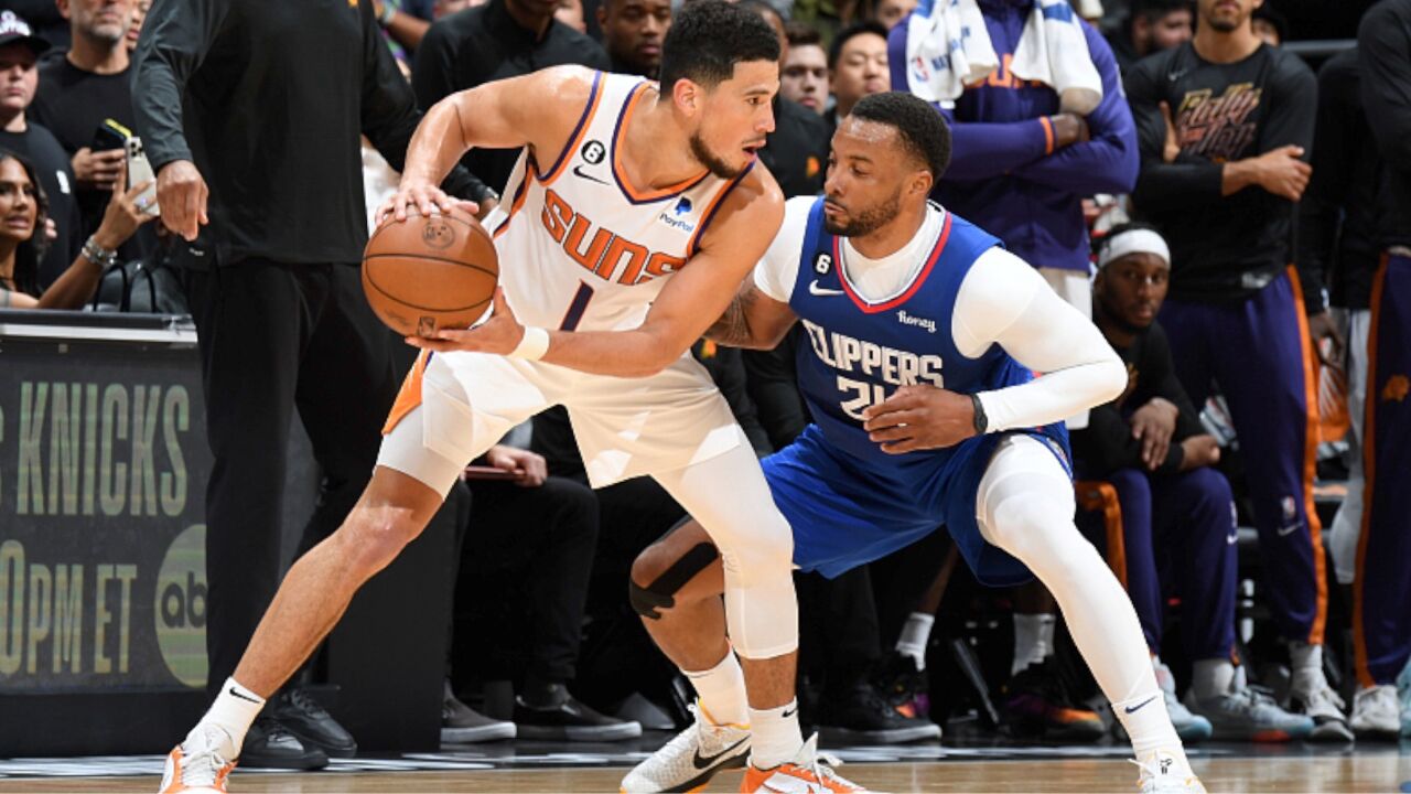 太阳g3险胜快船集锦:小卡缺席威少准三双 kd28 6布克45分