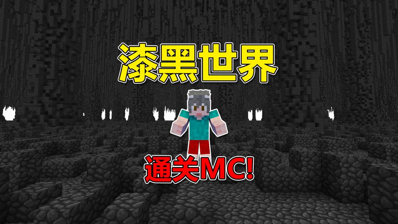 我的世界:开局在漆黑世界?通关mc!