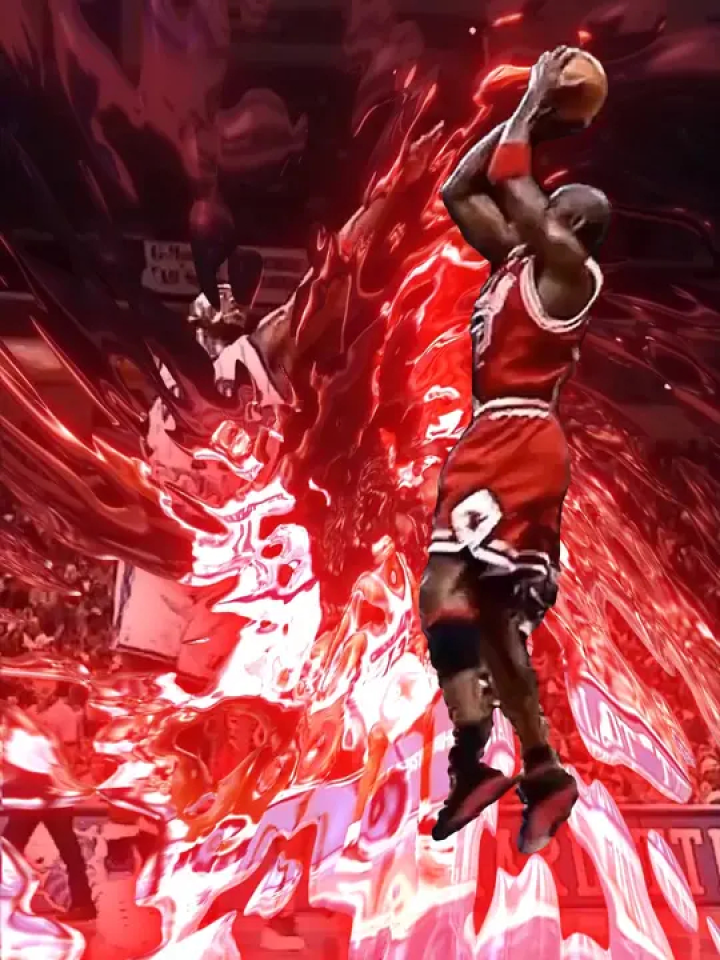 乔丹 "欣赏一下乔老爷子美如画的后仰跳投"