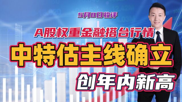 A股权重金融搭台行情,5月“中特估”主线正式确立!后市如何看?