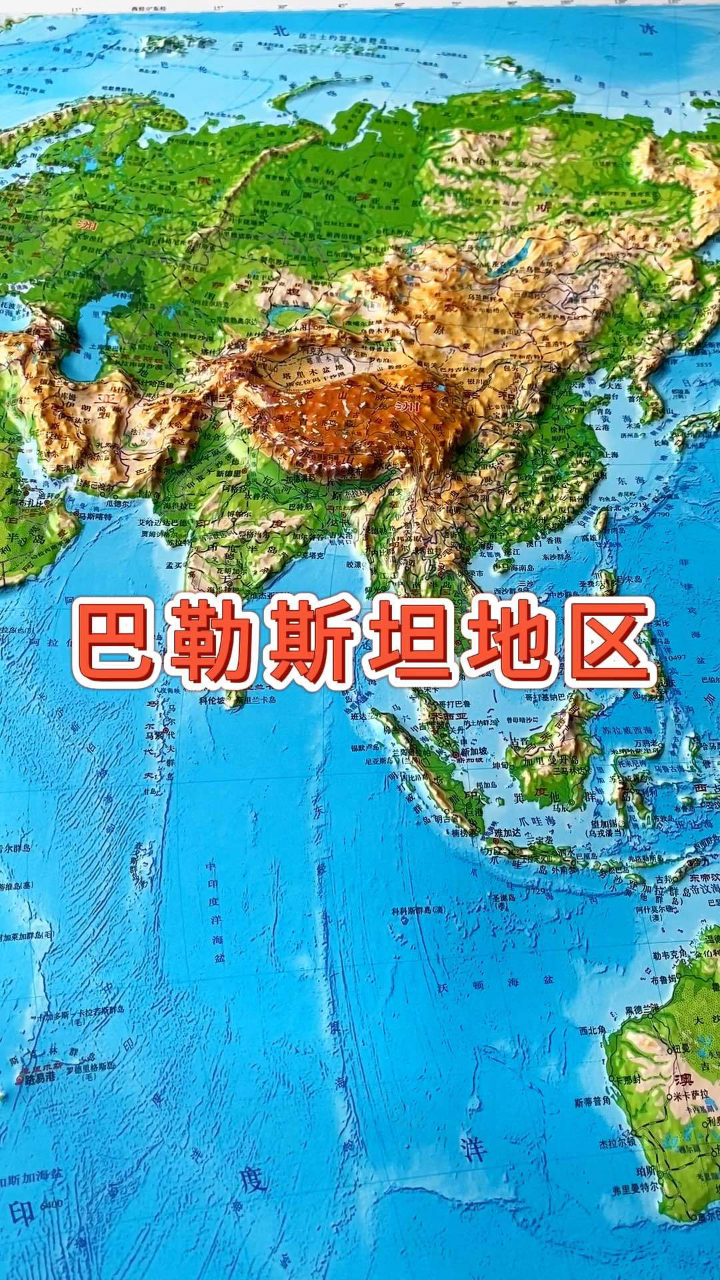 巴勒斯坦地区#地理#地形图