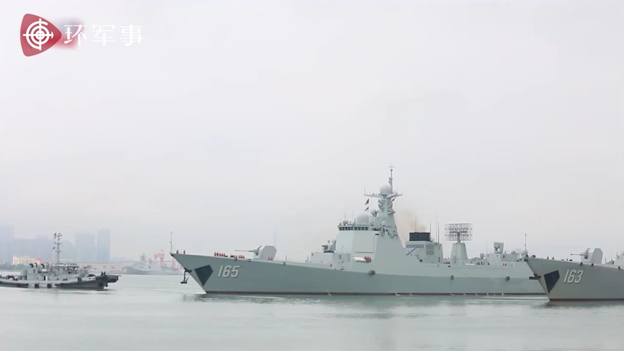 解缆起航!052d改进型湛江舰赴马来西亚参加国际海事航空展