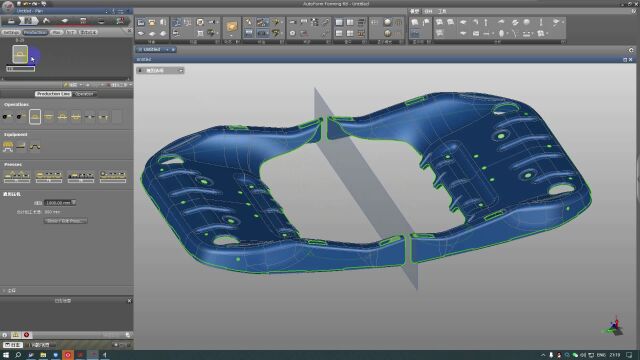 冲压模具设计AutoForm座盆成型工艺CAE模拟分析讲解