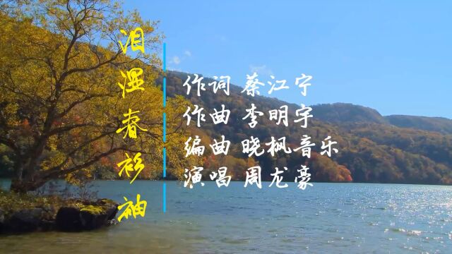 《泪湿春衫袖》作词 蔡江宁,作曲 李明宇 ,编曲 晓枫音乐,演唱 周龙豪