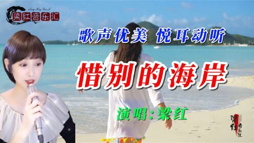 经典老歌!梁红一首《惜别的海岸》歌声甜美,旋律优美,好听极了_高清1080P在线观看平台_腾讯视频