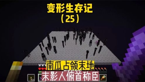 变形生存记25:南瓜占领末地,末影人俯首称臣