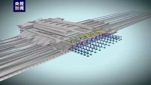 世界首例!庐山站“钢铁巨无霸”顶推成功